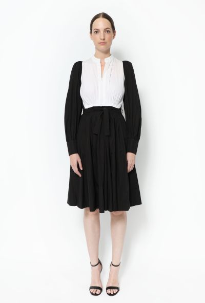 Saint Laurent S/S 2007 Buttoned Cotton Smock Dress - 1