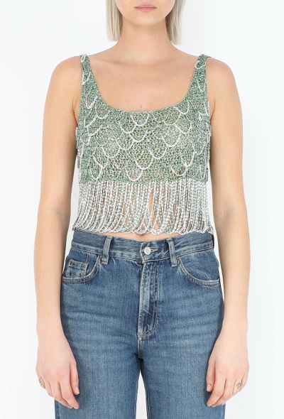 Azzaro ICONIC 1973 Iridescent Chainmail Top - 1