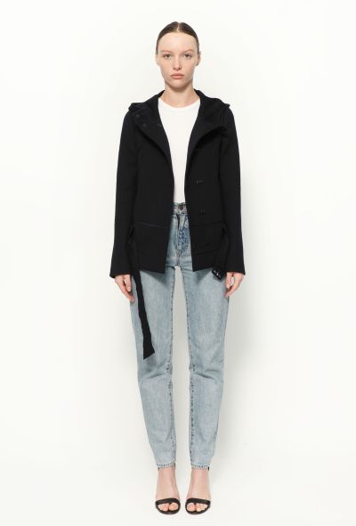 Prada Classic Hooded Wool Jacket - 2