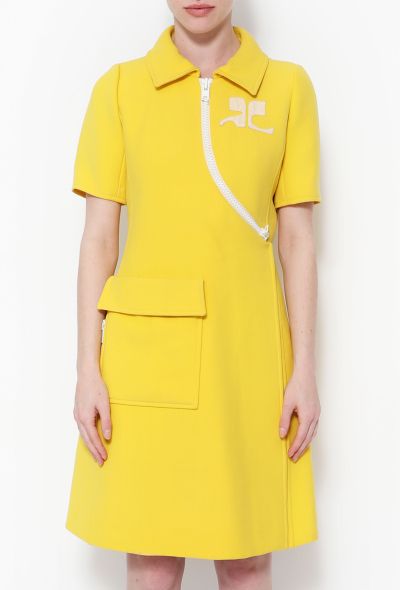 Courrèges Early '70s Couture Zip Dress - 2