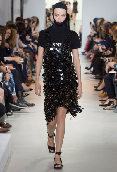 Paco Rabanne 2017 PVC Disk Chainlink Skirt - 2