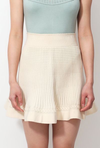 Alaïa Flared Knit Skirt - 2