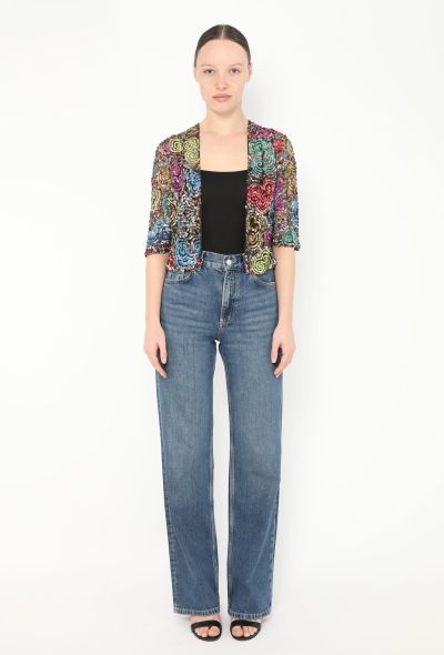 Dries Van Noten Sequin Bolero Top - 2