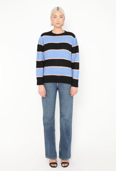 The Elder Statesman Cashmere Sweater Tricolor - 2