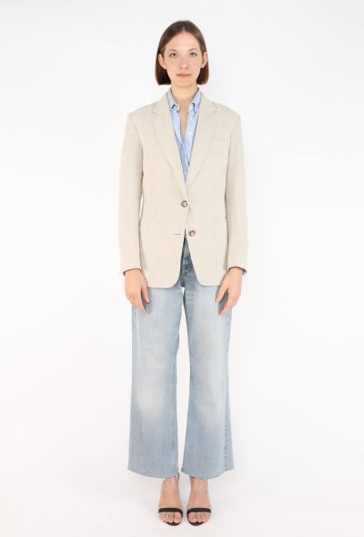 Céline Linen Tailored Blazer, Resort 2014 - 1