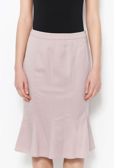 Saint Laurent 2003 Tom Ford Fluted Skirt - 2