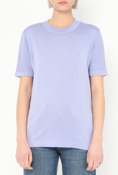 Chanel '90s Ribbed Trim 'CC' Top - 1