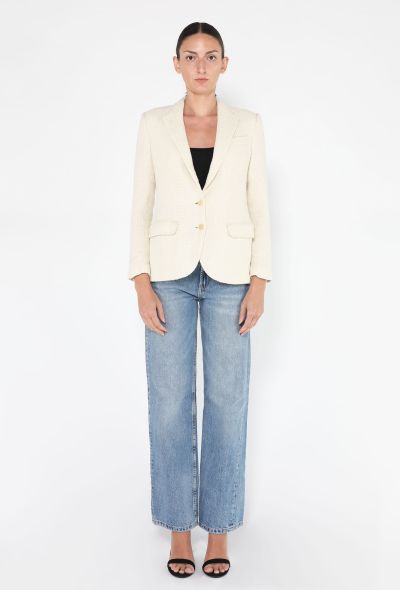 Helmut Lang Tailored Bouclé Tweed Blazer - 2