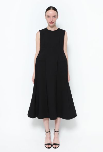 Balenciaga 2016 Flared Twill Dress - 1