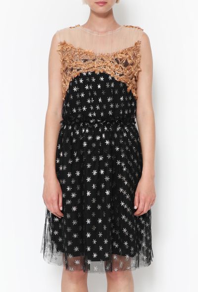 Rodarte Metallic Tulle Star Dress - 1