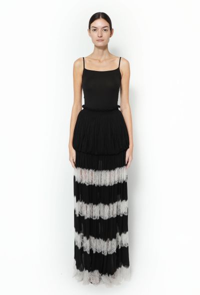Alaïa F/W 2006 Tiered Lace Maxi Skirt - 1