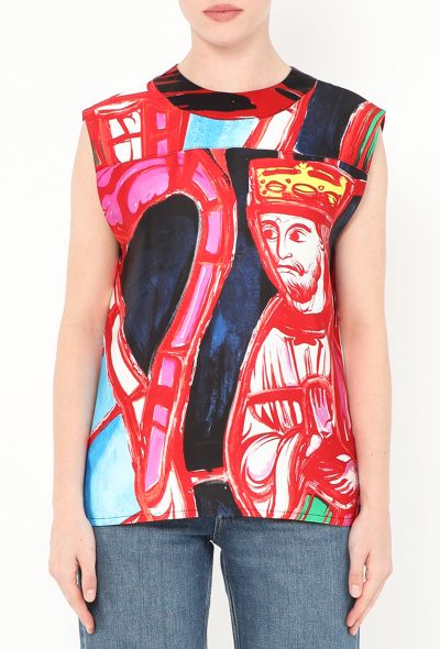 Balenciaga S/S 2012 Printed Tunic Top - 1