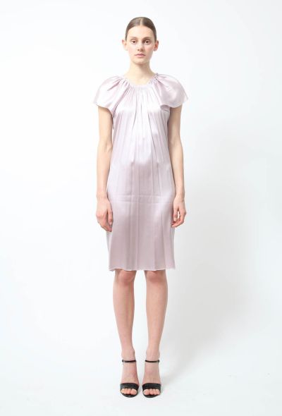 Lanvin Lavender Silk Draped dress - 2
