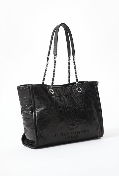 Chanel Patent Small Deauville Tote Bag - 2