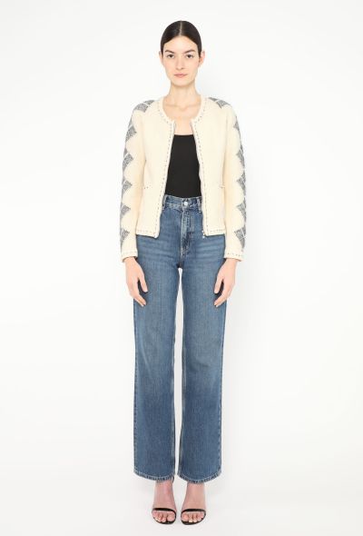 Chanel Iridescent Argyle Cardigan - 2