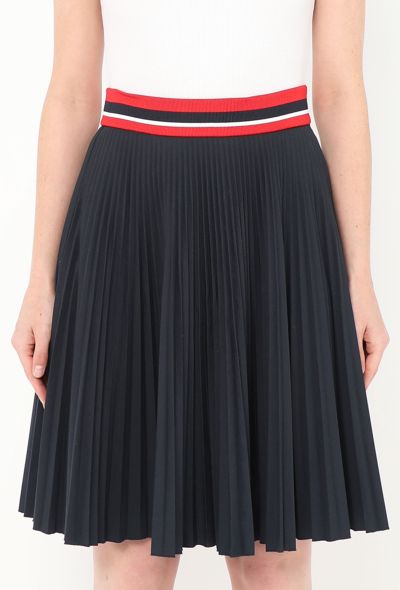 Prada 2014 Striped Pleated Skirt - 2