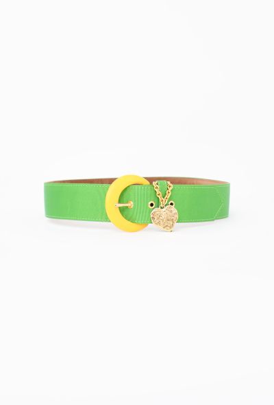 Saint Laurent 1993 Toile 'Love' Belt - 1