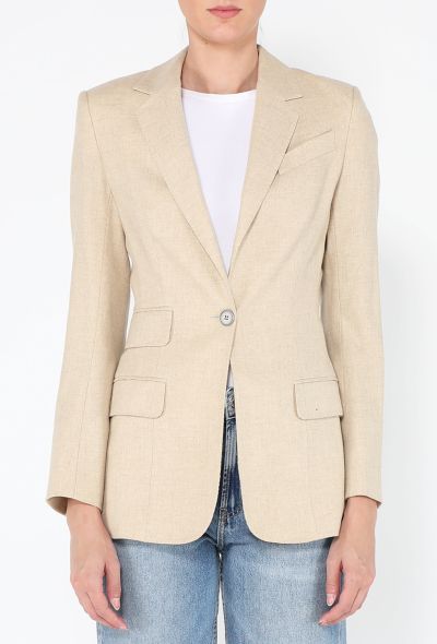 Hermès Cashmere Tailored Blazer - 1