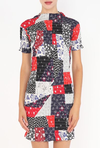Miu Miu Patchwork Poplin Dress, 2026 - 2