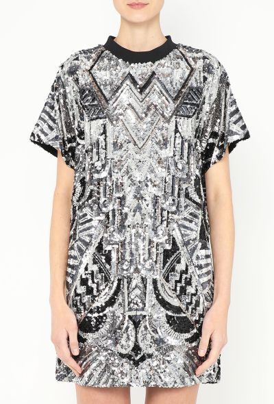 Louis Vuitton Embellished T-Shirt Dress - 1