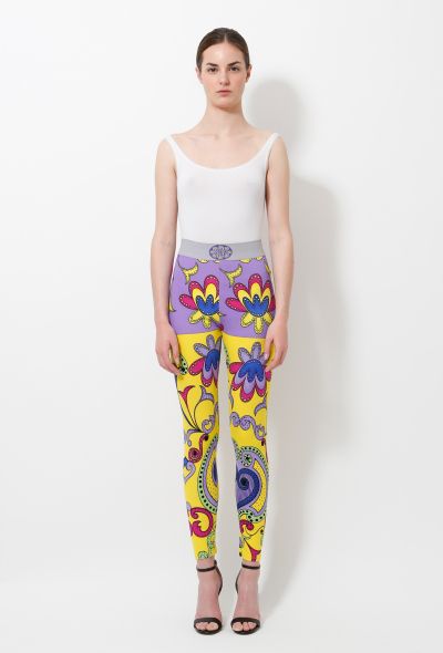 Gianni Versace ‘Teatro’ Multicolor Print Leggings – Spring 1991 - 1
