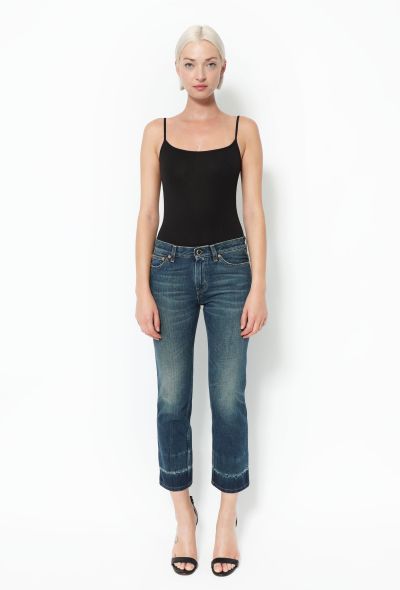 Céline Cropped Triomphe Jeans - 1