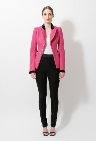 Balenciaga Iconic F/W 2007 Pink Collegiate Blazer - 1