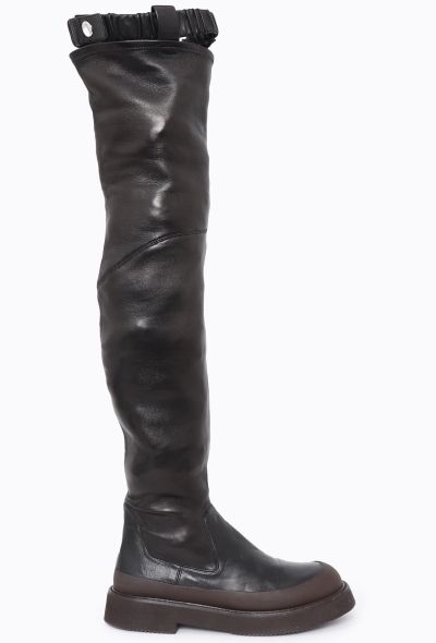 Céline Resort 2017 Thigh-High Leather Boots - 1