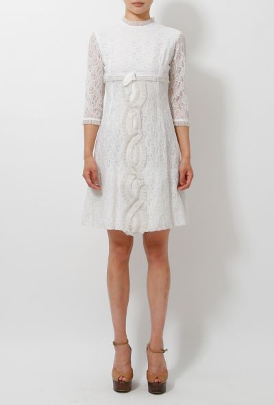 Exquisite Vintage 50s Classic Lace Dress - 2