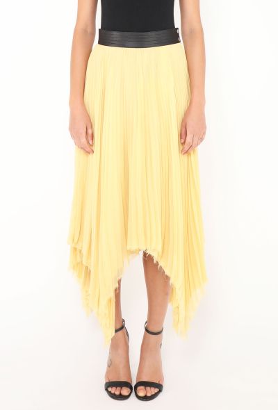 Loewe 2020 Georgette Asymmetric Skirt - 2