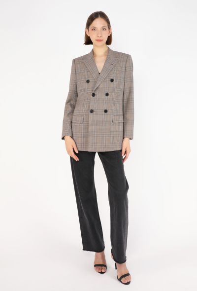 Céline Houndstooth Checkered Blazer, 2022 - 2