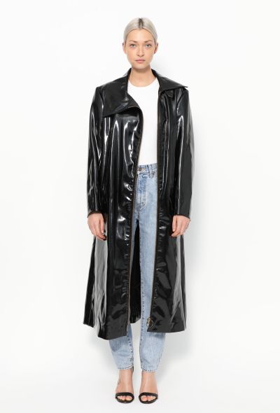 Pierre Cardin Iconic '70s Vinyl Trench Coat - 2