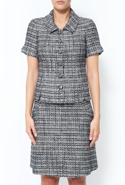 Chanel 2019 Lamé Tweed 'CC' Ensemble - 1