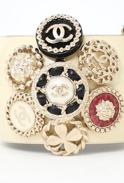 Chanel Embellished 'CC' Pendant Cuff - 2
