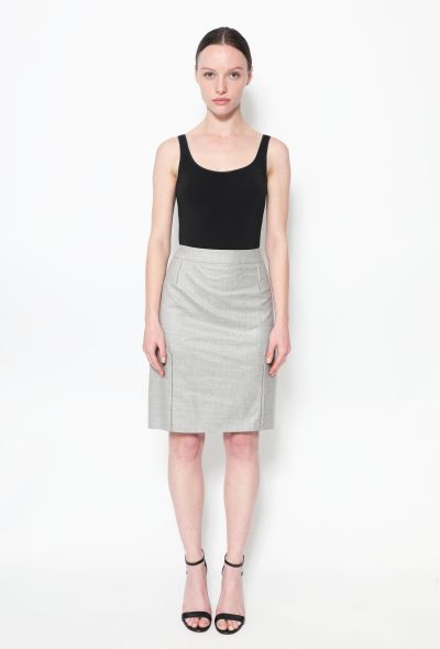 Dior Classic Wool Stitch Skirt - 1