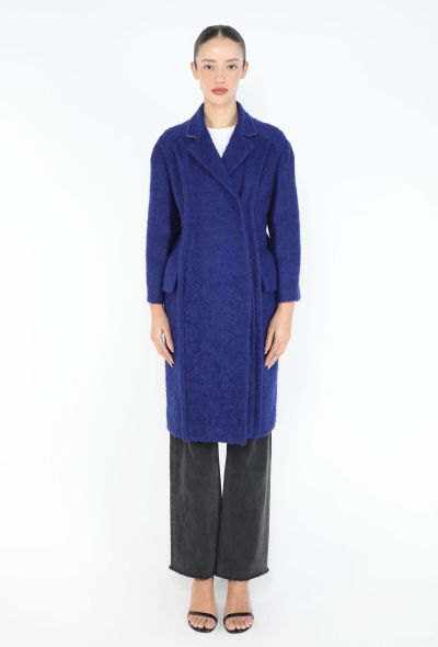 Dior Raf Simons 2014 Mohair Notched Coat - 2