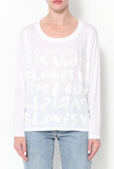 Louis Vuitton Stephen Sprouse Sequin Logo Top - 1