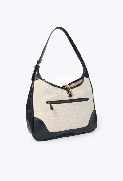 Hermès Vintage Box & Toile H Trim Bag - 2