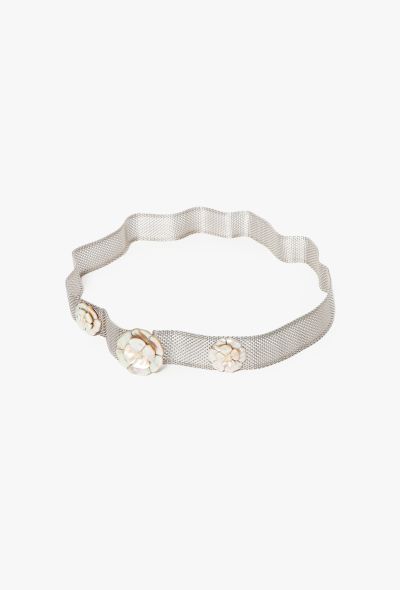 Chanel 1998 Camélia Mesh Belt - 2