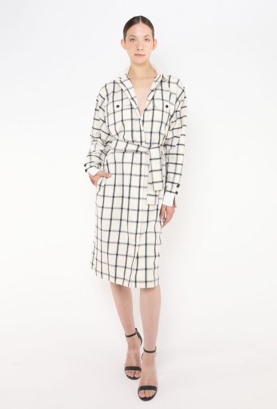 Gucci Vintage Belted Plaid Dress - 2