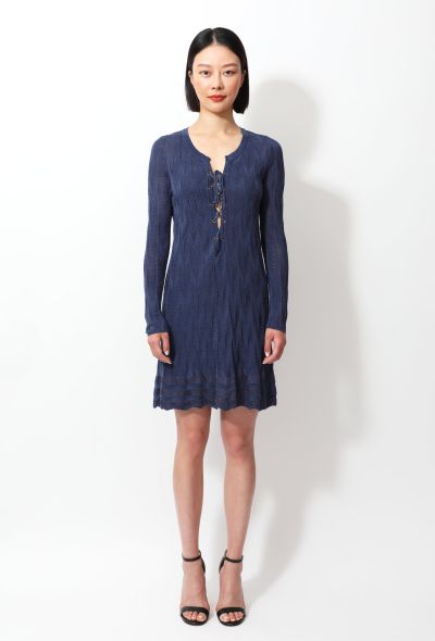 Missoni Lace Up Knit Dress - 2