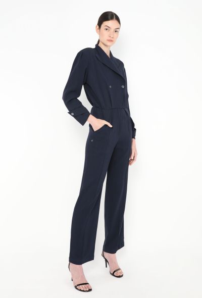 Thierry Mugler Early '90s Cinched Emblem Jumpsuit - 2