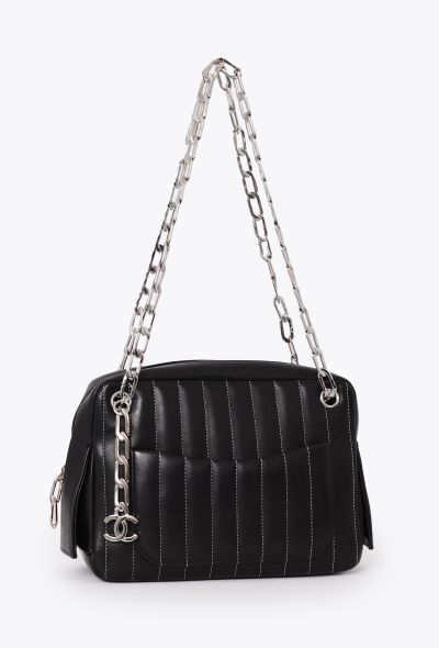 Chanel Black Mini Mademoiselle Camera - 2
