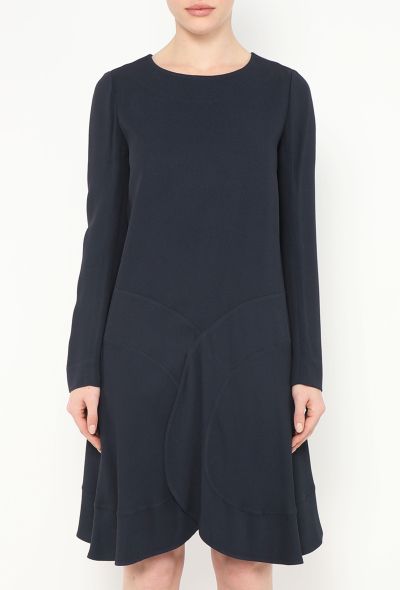 Chloé 2015 Scalloped Crêpe Dress - 2