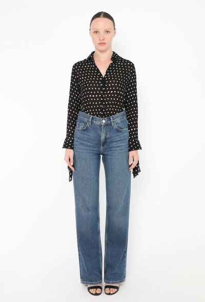 Saint Laurent 2017 Polka Dotted Blouse - 2