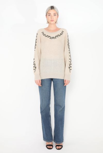 Chanel Embroidered Mohair Sweater - 2