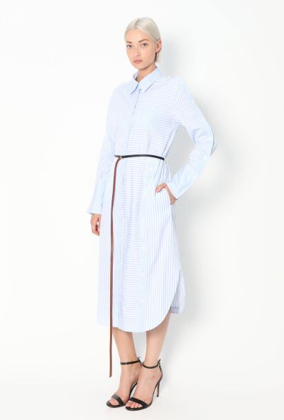 Altuzarra S/S 2020 Belted Pinstripe Dress - 1