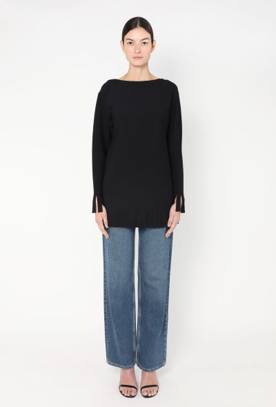 Alaïa Ribbed Fringe Trim Tunic - 2