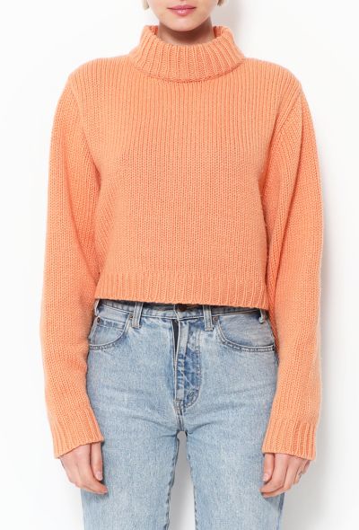 The Row Cashmere 'Tabeth' Cropped Sweater - 1