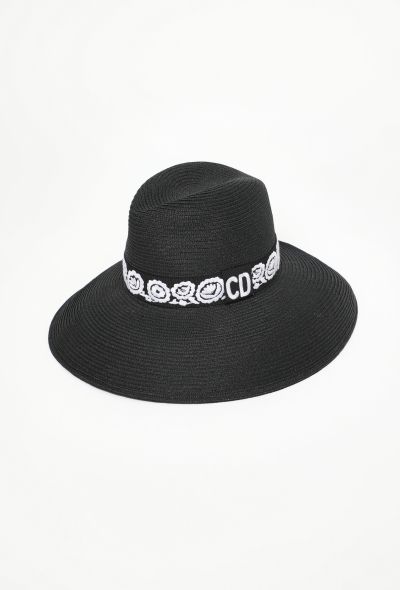 Dior Resort 2019 Embroidered Straw Hat - 1